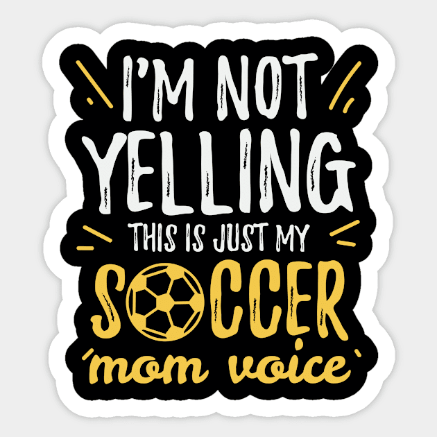 Football Soccer Mom Gift Football Player Sticker by petervanderwalk